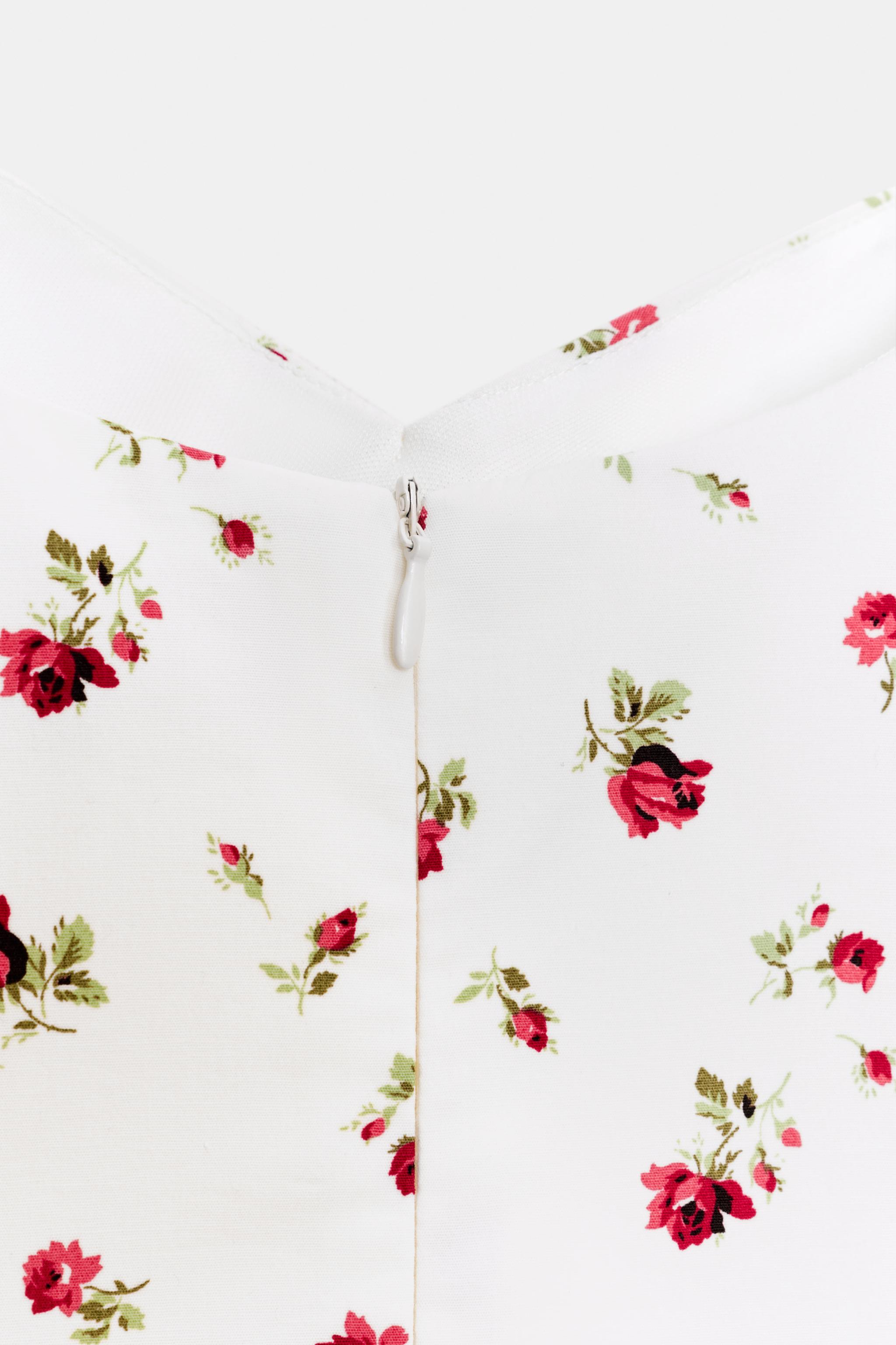 ROBE VOLUME À IMPRIMÉ FLEURI